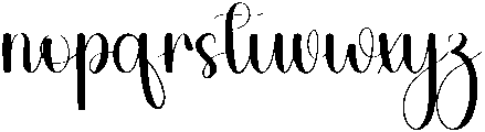 English Regular otf (400) Font LOWERCASE