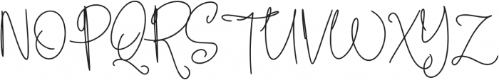 English Signature Two otf (400) Font UPPERCASE