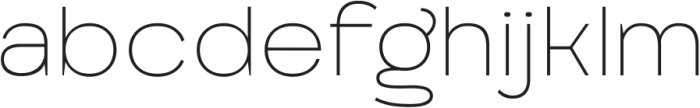 Engobe Thin ttf (100) Font LOWERCASE