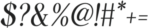 Engrace Italic otf (400) Font OTHER CHARS