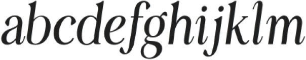 Engrace Italic otf (400) Font LOWERCASE