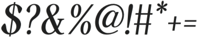Engrace Semibold Italic otf (600) Font OTHER CHARS