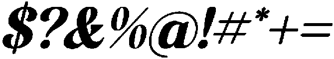 Engray Danton Italic Italic otf (400) Font OTHER CHARS