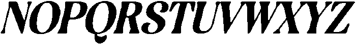 Engray Danton Italic Italic otf (400) Font UPPERCASE