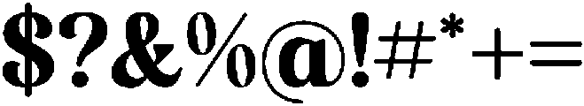 Engray Danton otf (400) Font OTHER CHARS