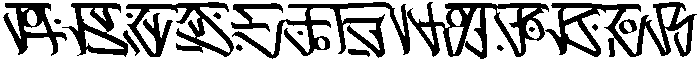 Enigma Regular otf (400) Font UPPERCASE