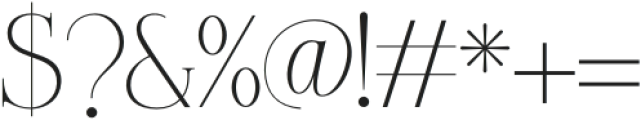 Enigma Serif Regular otf (400) Font OTHER CHARS