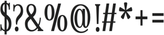 Enigmatica Bold Condensed otf (700) Font OTHER CHARS
