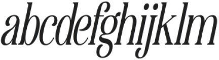 Enigmatica Medium Condensed Italic otf (500) Font LOWERCASE
