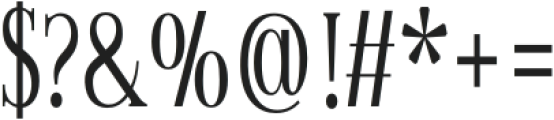 Enigmatica Medium Condensed otf (500) Font OTHER CHARS