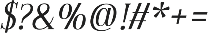 Enigmatica Medium Italic otf (500) Font OTHER CHARS