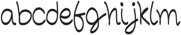 Enjoy Life Regular otf (400) Font LOWERCASE