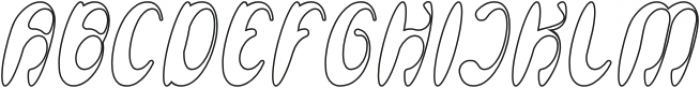 Enjoy The Time-Hollow otf (400) Font UPPERCASE