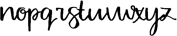 Enjoy ttf (400) Font LOWERCASE