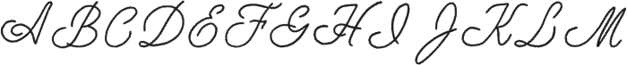 Enlace Romance Regular otf (400) Font UPPERCASE