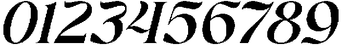Enligas Italic otf (400) Font OTHER CHARS