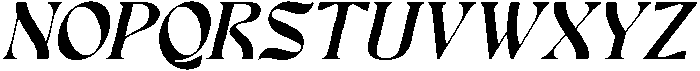 Enligas Italic otf (400) Font UPPERCASE
