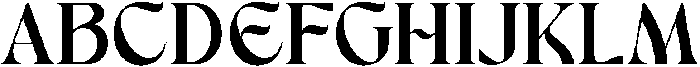 Enligas otf (400) Font UPPERCASE