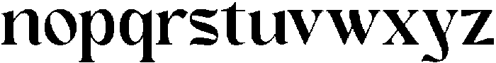 Enligas otf (400) Font LOWERCASE