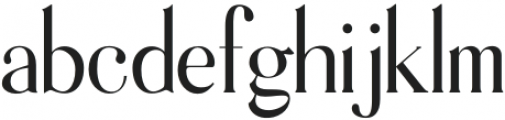 Ensley ExtraLight otf (200) Font LOWERCASE