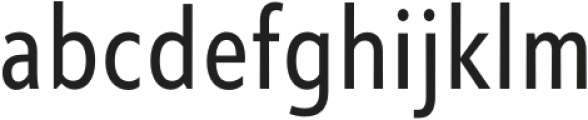 Entendre Regular Condensed otf (400) Font LOWERCASE