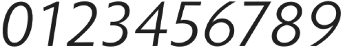 Entendre UltraLight Italic otf (300) Font OTHER CHARS