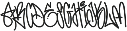 Enter Sonic Graffiti Regular otf (400) Font UPPERCASE