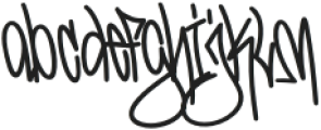 Enter Sonic Graffiti Regular otf (400) Font LOWERCASE