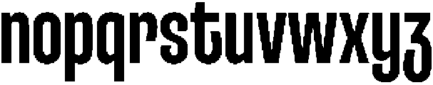Entrofly Bold ttf (700) Font LOWERCASE