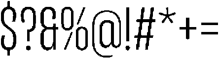 Entrofly Light ttf (300) Font OTHER CHARS