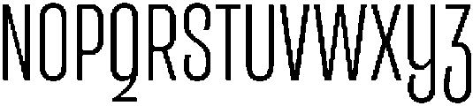Entrofly Light ttf (300) Font UPPERCASE