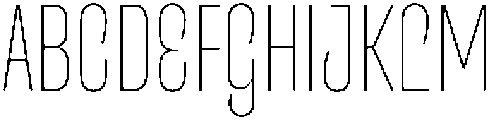 Entrofly Thin ttf (100) Font UPPERCASE