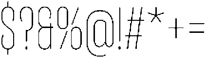 Entrofly VF Thin ttf (100) Font OTHER CHARS