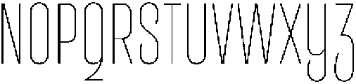 Entrofly VF Thin ttf (100) Font UPPERCASE
