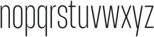 Entropia UltraLight otf (300) Font LOWERCASE