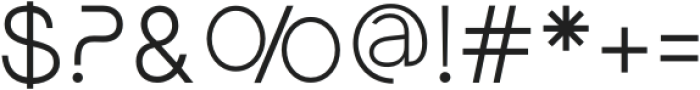 Enwicken Typeface Light otf (300) Font OTHER CHARS