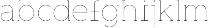 Enwicken Typeface Thin otf (100) Font LOWERCASE