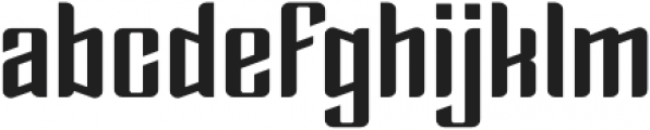 Enza Expanded otf (700) Font LOWERCASE