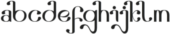 enchanted-Display otf (400) Font LOWERCASE