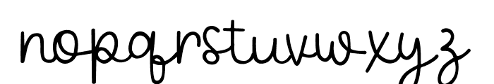 AGlio Olio Font LOWERCASE