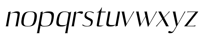 Abril Medium Italic Font LOWERCASE