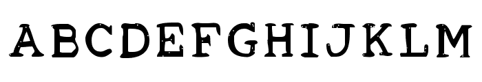 Acrylic Hand Serif SVG Regular Font LOWERCASE