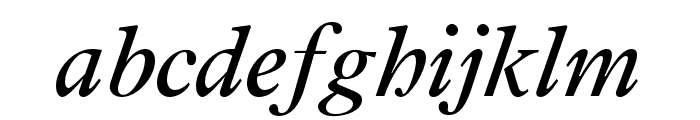 Addington CF Regular Italic Font LOWERCASE