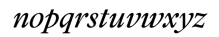 Addington CF Regular Italic Font LOWERCASE