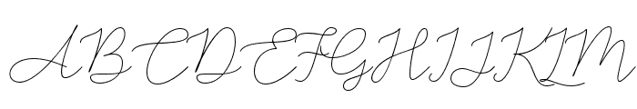 Adelya-Regular Font UPPERCASE