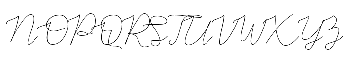 Adelya-Regular Font UPPERCASE