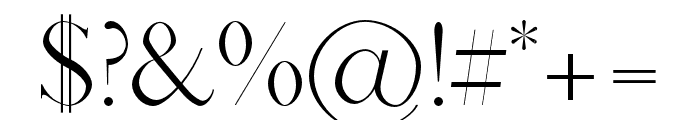 Afrah-Regular Font OTHER CHARS