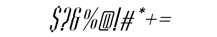Aguero Sans Italic Font OTHER CHARS
