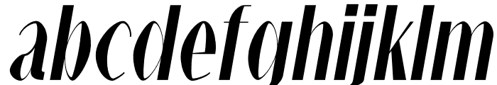 Alex Black-Italic Font LOWERCASE