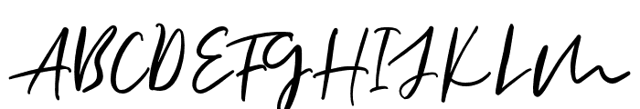AllisonStyleScript Font UPPERCASE